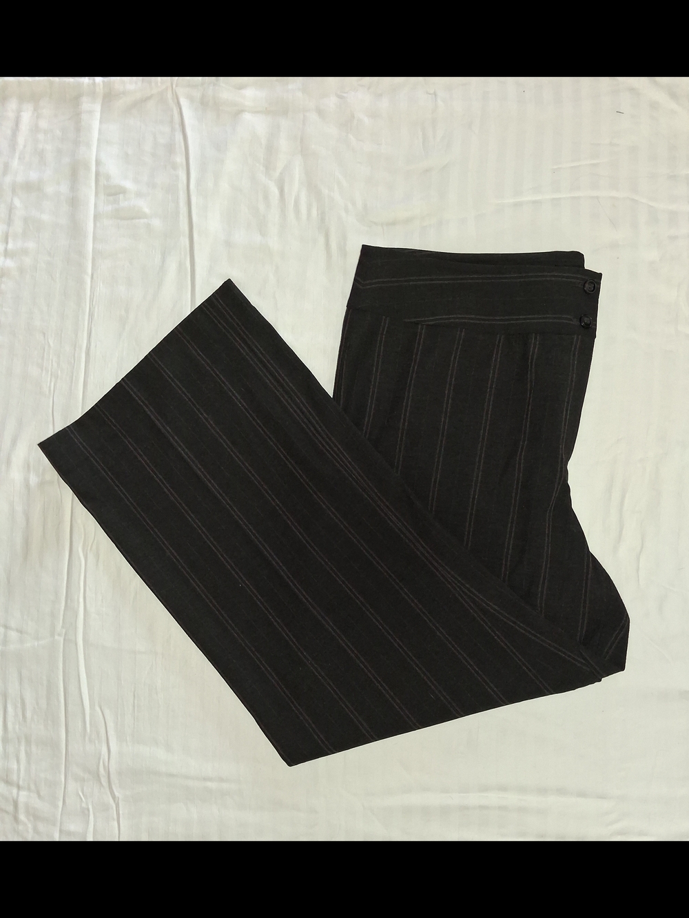 Jones New York Grey Pinstripe Dress Pants Sz 16